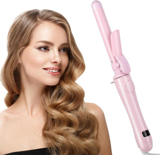 Beach Waver B1 Rotating Curling lron 1 Inch,Automatic Curling Wand, Professional Hair Curler with Long Barrel, 13 Adjustable Temps,30s Instant Heat, 1H Auto Off,110-240V Dual Voltage & Anti-Scald